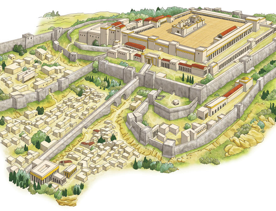 ÒZiet gij niet al deze dingen? Voorwaar zeg Ik: Hier zal niet een steen op den anderen steen gelaten worden, die niet afgebroken zal worden.Ó